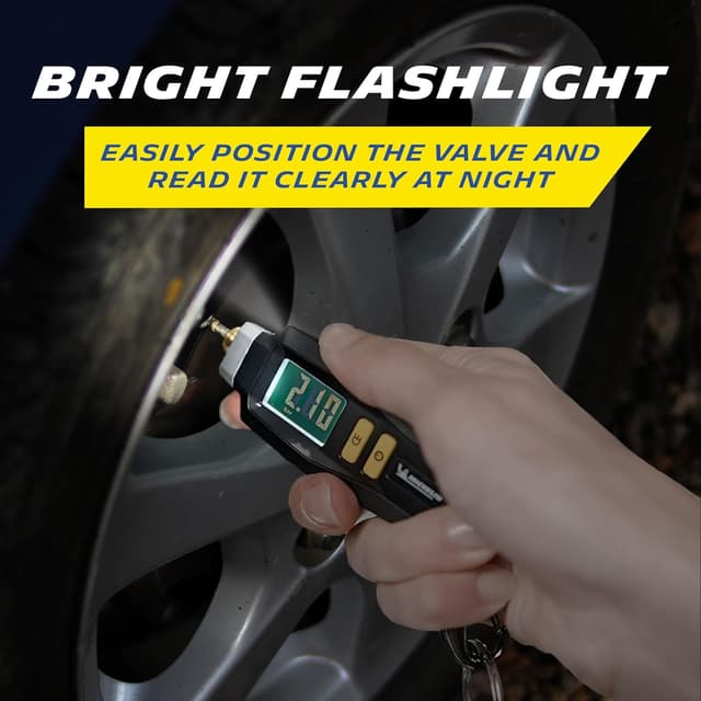 Detalle de MICHELIN Controllo pressione pneumatici digitale: misuratore con display LCD