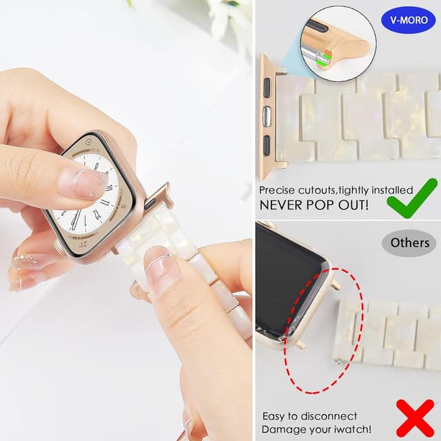 Thumbnail 4 de V-MORO Resin Band for Apple Watch Series 7-11