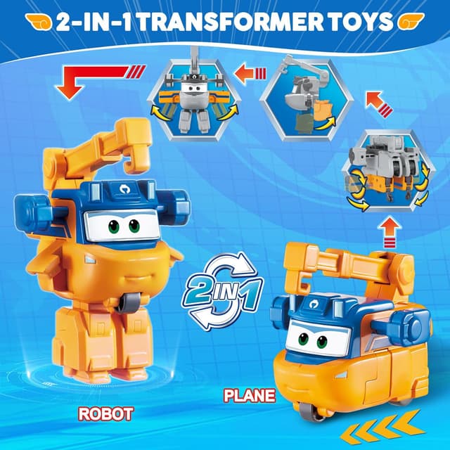 Thumbnail 1 de Super Wings Marty Avión Transforming 2 en 1