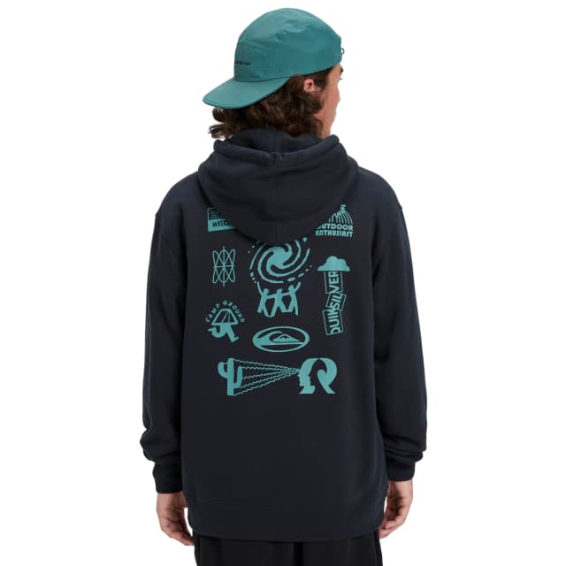 Detalle 2 de Quiksilver Salt Water Graphic, sudadera con capucha