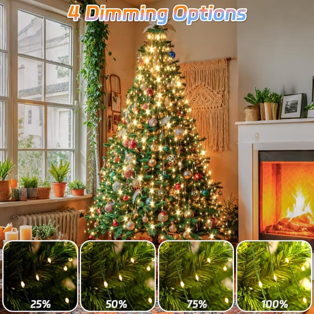 Detalle 1 de Dalugo Christmas tree lights 480 LED