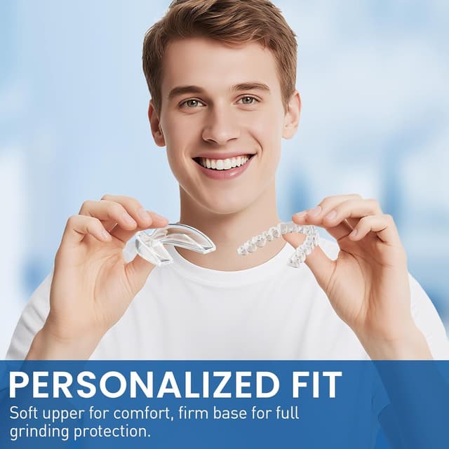 Thumbnail 6 de EVSEMO Anti Grinding Guard for Clenching Teeth at Night (Upper Teeth Night Mouthguard for Adults)