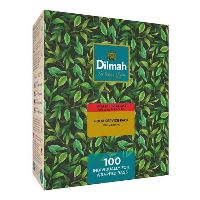 Detalle 2 de Dilmah Jasmin Grüner Tee im 100er Teebeutel-Set (150 g) – mild & blumig