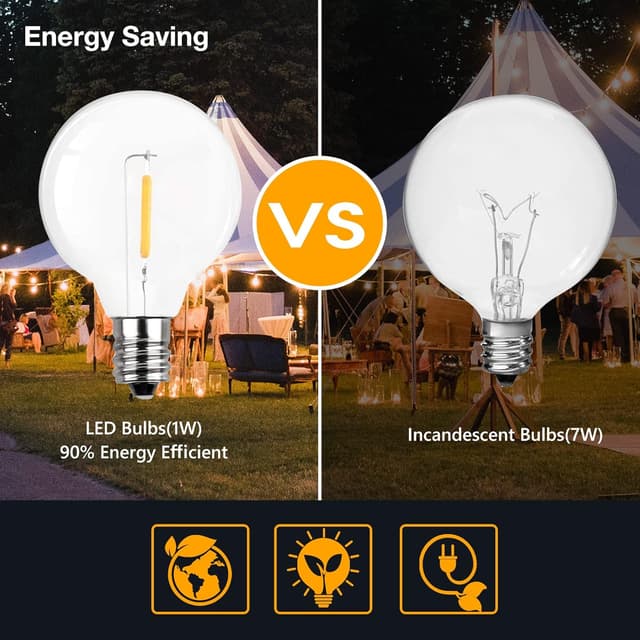 Thumbnail 3 de GPATIO Outdoor Festoon Lights 30m 50W