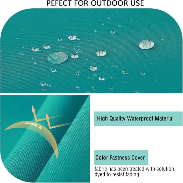 Thumbnail 3 de PRIMEPATIO Outdoor Chair Cushions 7 cm 50×50 cm