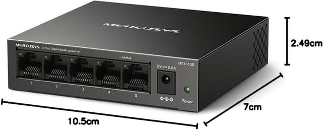 Thumbnail 6 de MERCUSYS MS105GS Switch Ethernet 5 porte 🖧