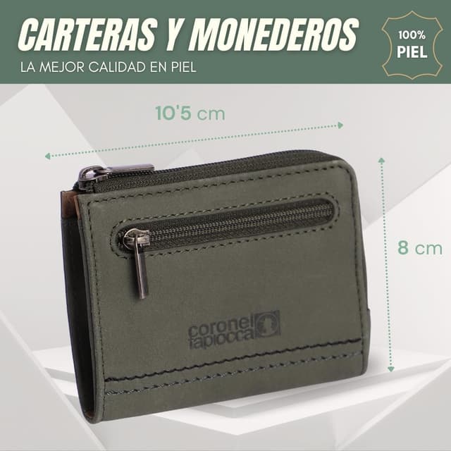 Detalle 2 de Coronel Tapioca Cartera monedero 8 x 10,5 cm