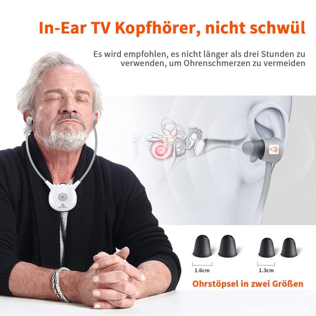 Thumbnail 4 de APH100 Funkkopfhörer 2,4 GHz für Fernseher