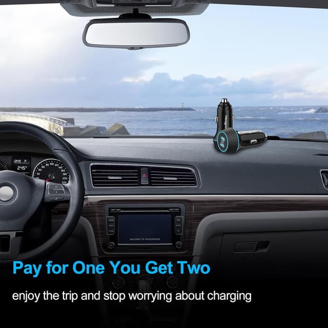 Thumbnail 3 de 90W USB C Car Charger 2-Pack with Dual PD Ports