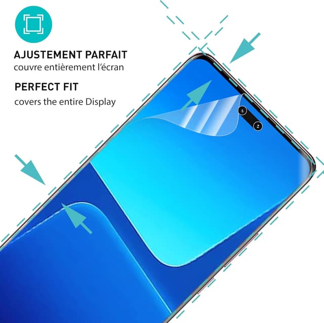 Detalle de Smartect Protecteur d’écran TPU Clear (2 pièces) pour Xiaomi 13 Lite