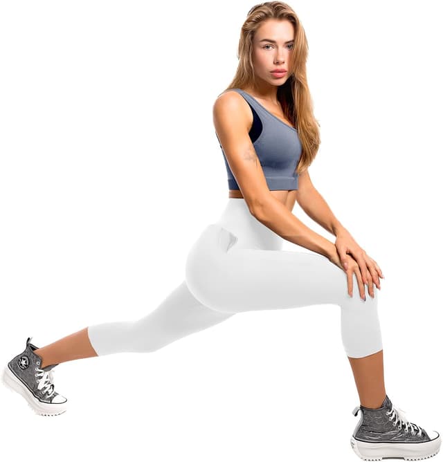 Detalle de Leafigure Capri leggings with pockets