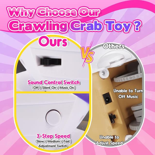 Detalle 2 de iKidiki Cangrejo Juguete para Bebés 🦀