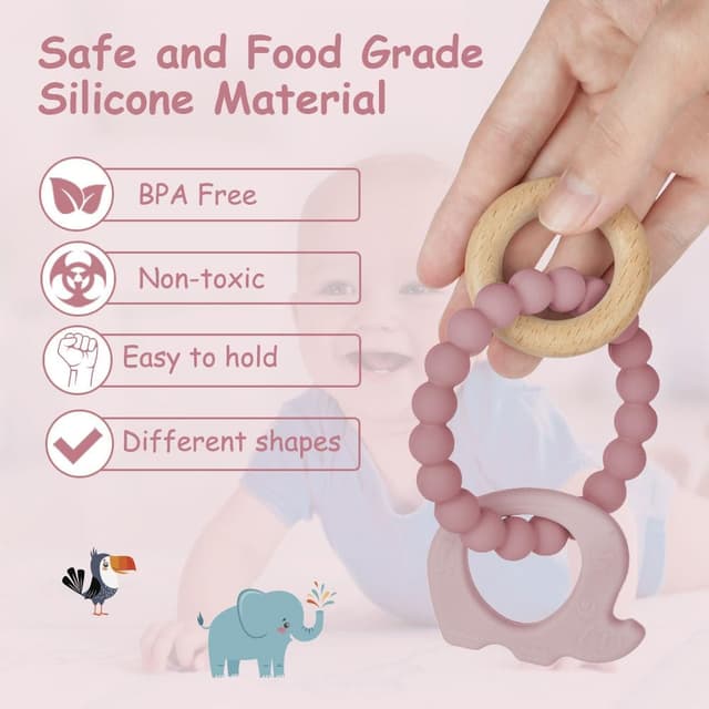 Thumbnail 4 de Vicloon Giocattolo dentizione polpo in silicone