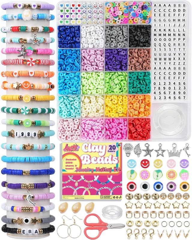 Imagen de LovelyMoon Bracelet Making Kit 5000 pcs 🎨 en OfertitasTOP