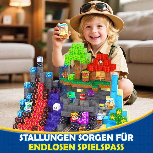 Thumbnail 5 de Coodoo Magnetische Bausteine 200 Teile