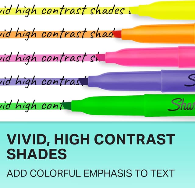 Detalle 2 de Sharpie Pocket Chisel Tip Fluorescent 12-pack ๐