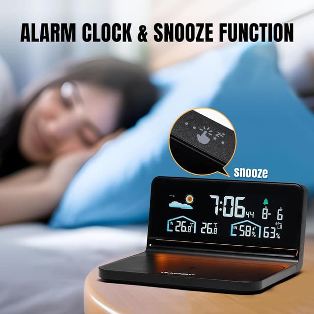 Detalle 1 de Raddy DT5-W stazione meteo wireless 15 W