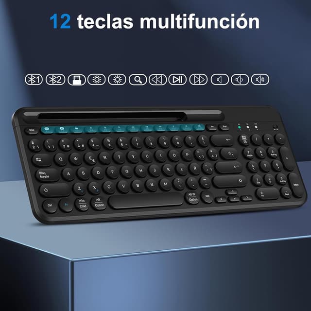 Thumbnail 4 de Cimetech Teclado Inalámbrico Bluetooth Multi-Dispositivo para Todos