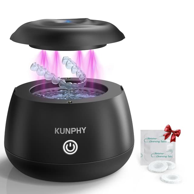 Detalle de KUNPHY 2026 Ultrasonic Retainer Cleaner 7oz