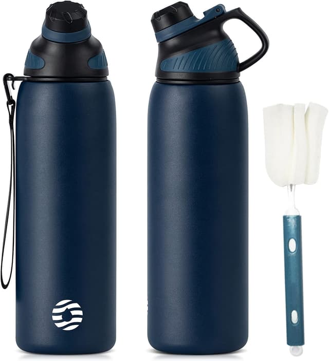 Detalle de Fjbottle Edelstahl Trinkflasche 1 l
