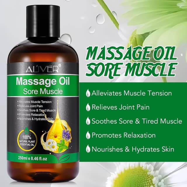 Thumbnail 6 de Massage Oil 250ml Soothing Blend for Sore Muscles