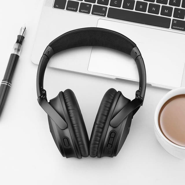 Thumbnail 6 de Headphones Replacement Ear Pads for Bose QuietComfort 35/35 II (QC35/QC35 II) – Premium Memory Foam & Protein Leather, Easy Install (Black)