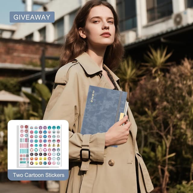 Detalle 2 de Agenda 2026 A5 agenda diaria