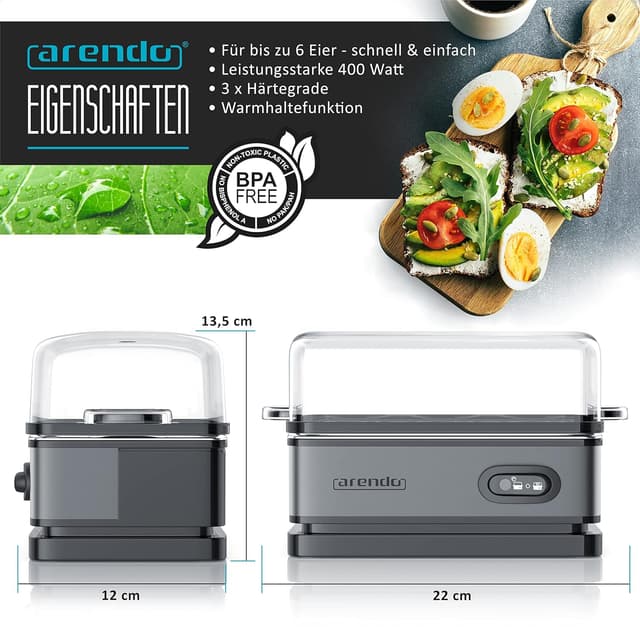 Thumbnail 1 de Arendo Sixcook Eierkocher 6 Eier