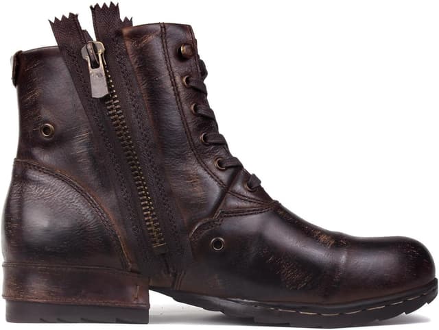 Detalle 2 de OSSTONE OS-5008 Retro Chukkastiefel Leder