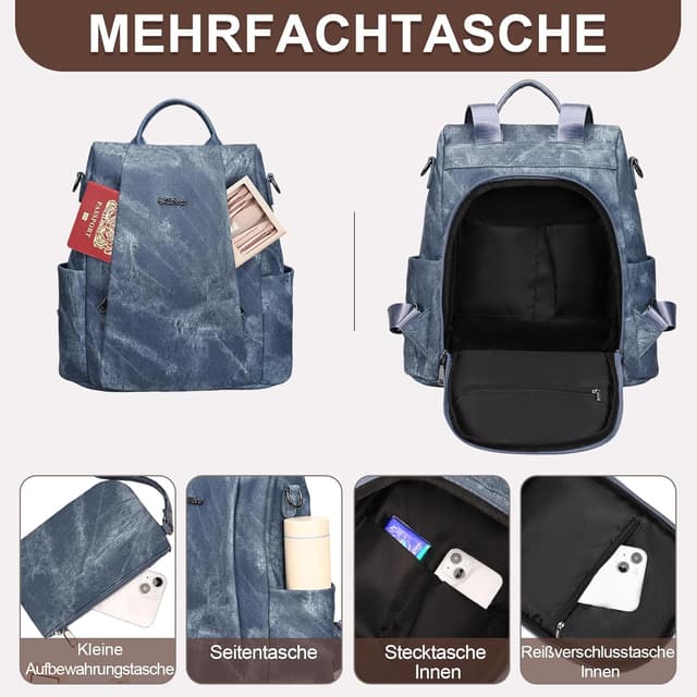 Thumbnail 6 de Eshow Rucksack 3 in 1, RFID Schutz