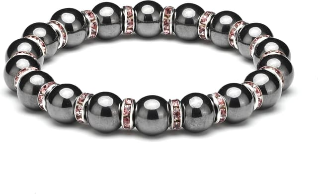 Imagen de EUMENIDES Magnetic Hematite Bracelet 8mm en OfertitasTOP