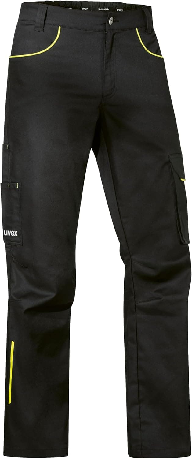 Detalle de Uvex Tune-up Light Herren Arbeitshose mit 2-Wege-Stretch, Cargotaschen & Zollstocktasche