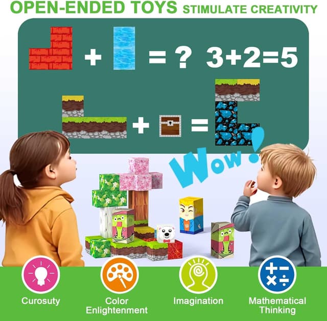 Thumbnail 4 de Costruzioni Magnetiche 150 pezzi 🧩