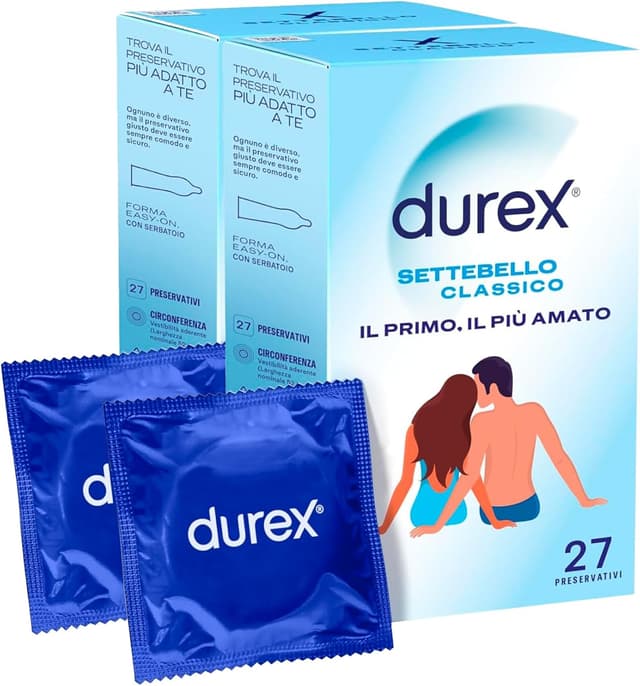 Thumbnail 6 de Durex Settebello Classico 27 preservativi 🍑