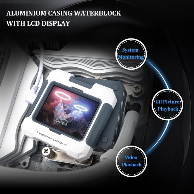 Thumbnail 3 de Thermalright FW240 White ARGB 240mm AIO cooler