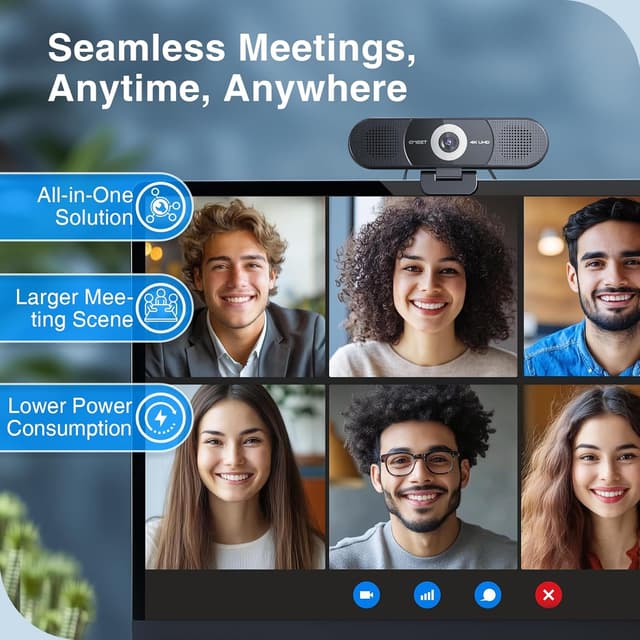 Detalle 2 de EMEET C980 PRO 4K Webcam