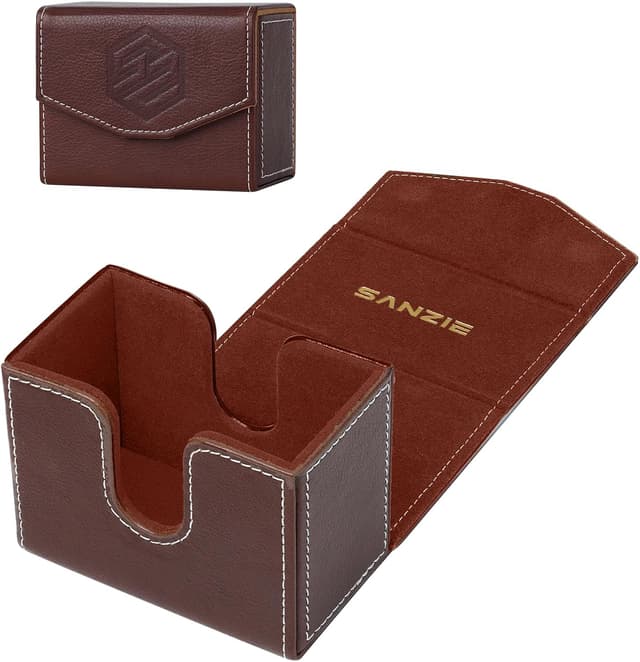 Thumbnail 6 de SANZIE Leder Kartenbox 68 Karten 🎴