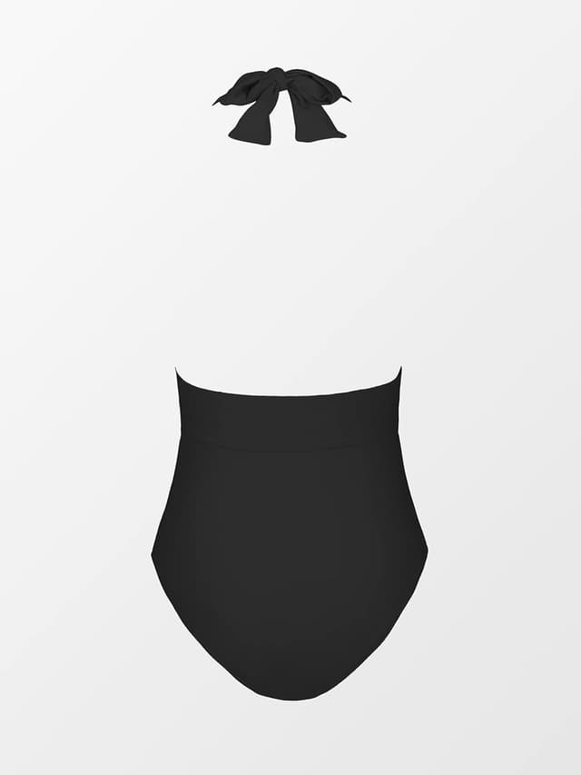 Detalle de CUPSHE Costume intero da donna con scollo a V, halter e shirring