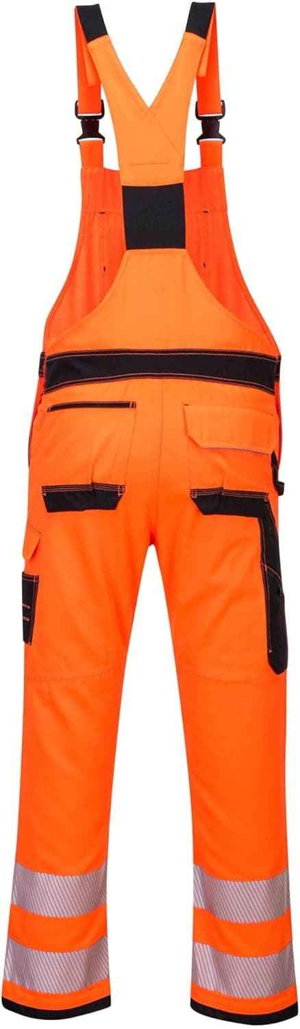 Detalle de Portwest Tuta da lavoro uomo ad alta visibilità (confezione da 10) bavaglino PW3