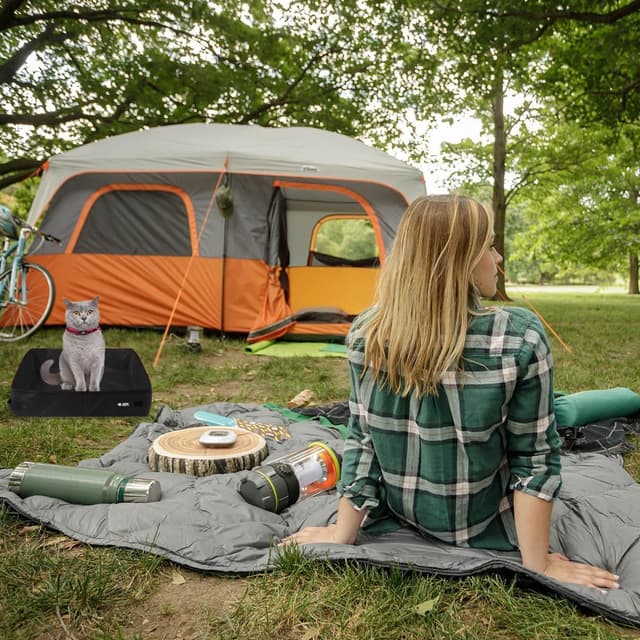 Thumbnail 6 de Keriocusi faltbares Reise-Katzenklo (XL, 50 × 40 cm) – wasserdicht, tragbar und leicht zu reinigen