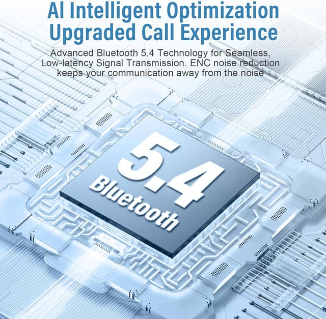 Detalle 2 de AI Cuffie Traduzione Bluetooth 5.4: auricolari traduttori open-ear con 164 lingue