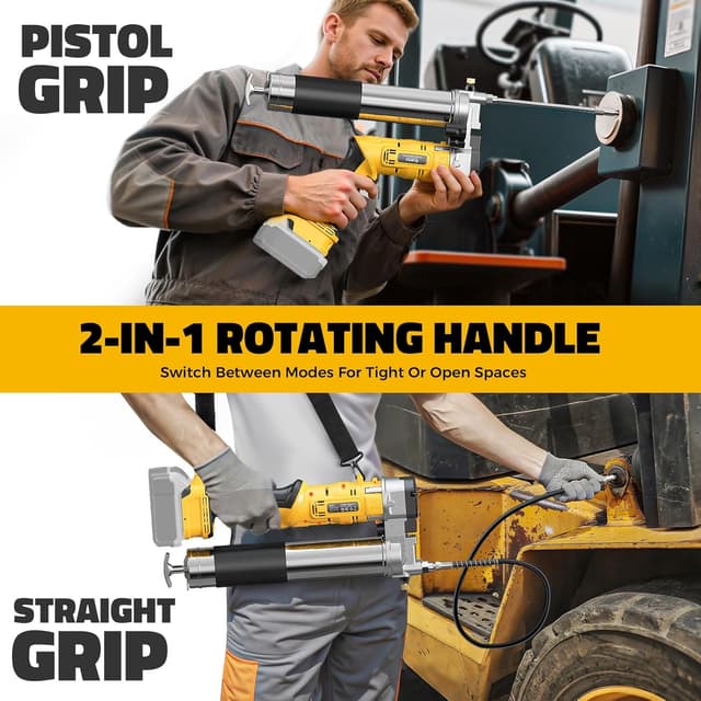 Detalle 2 de Ecarke Cordless Grease Gun 12000 PSI 🛠