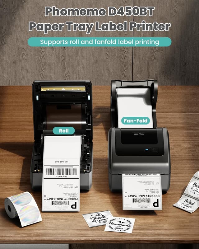 Thumbnail 5 de Phomemo D450BT 4x6 Thermal Label Printer
