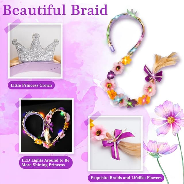 Detalle 2 de WIKITOT Princess costume for girls age 3