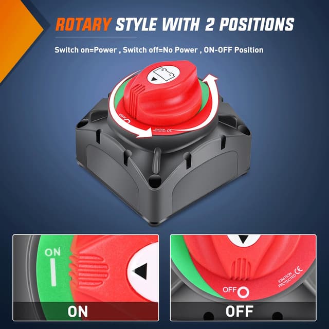 Thumbnail 5 de Nilight 600A Battery Cut-Off Switch