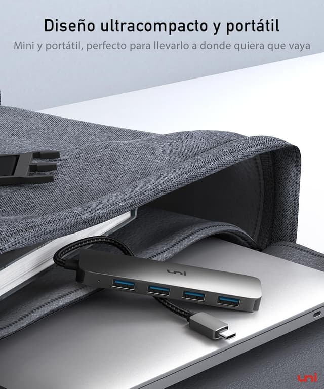 Thumbnail 6 de Hub USB C uni con 4 Puertos USB 3.0 🔌