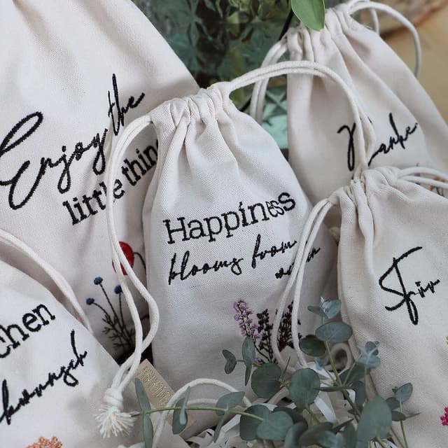 Detalle 2 de Papierdrachen Oster-Set Leinensäckchen 6x 13x18 cm