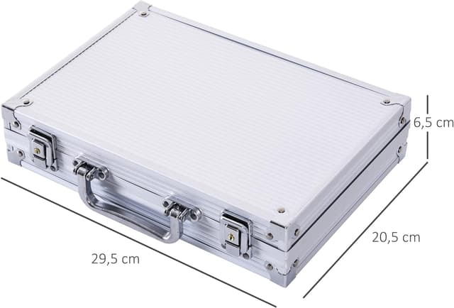 Thumbnail 6 de HOMCOM Maletín de Poker de Aluminio 200 Fichas