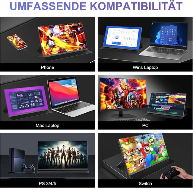 Thumbnail 4 de 15,6'' Portable Monitor tragbar