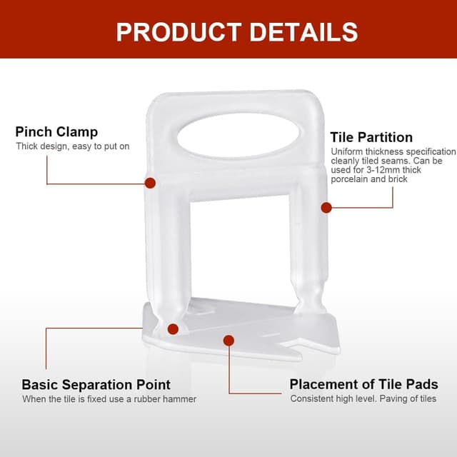 Detalle de Flintronic niveaux carrelage 3 mm 500